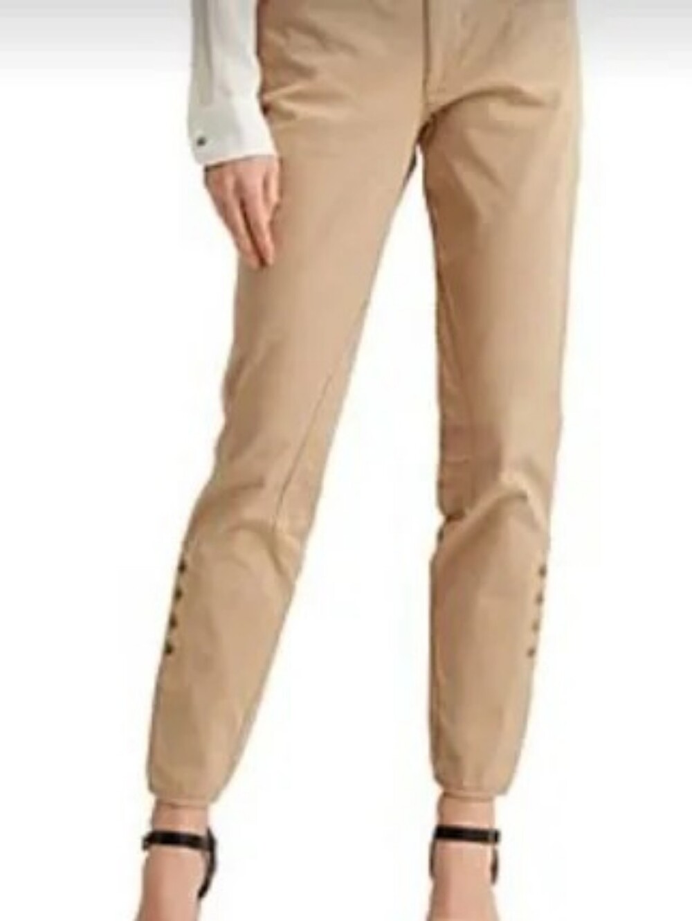 Ralph lauren skinny riding pants tan sz 10 nwt